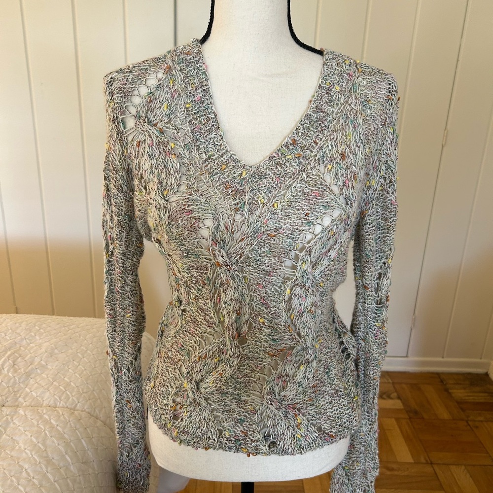 NWOT Women's Multicolor Knit Sweater size L